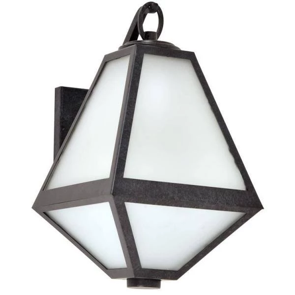 Glacier 1-Light Black Charcoal Outdoor Sconce by Crystorama 3 Glacier 1-Light Black Charcoal Outdoor Sconce by Crystorama - Image 2
