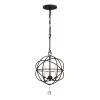 Solaris 3-Light Black Chandelier by Crystorama 2 Solaris 3-Light Black Chandelier by Crystorama -Crystorama popular store black crystorama chandeliers 9225 bk 64 1000