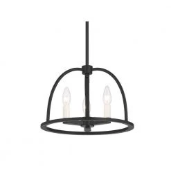 Abbott 3-Light Black Chandelier by Crystorama -Crystorama popular store black crystorama chandeliers abb 3003 bk 4f 1000