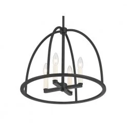 Abbott 4-Light Black Chandelier by Crystorama -Crystorama popular store black crystorama chandeliers abb 3004 bk 1f 1000