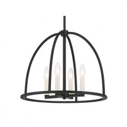 Abbott 4-Light Black Chandelier by Crystorama -Crystorama popular store black crystorama chandeliers abb 3004 bk 4f 1000