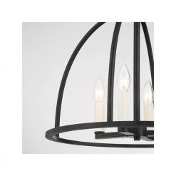 Abbott 4-Light Black Chandelier by Crystorama -Crystorama popular store black crystorama chandeliers abb 3004 bk fa 1000