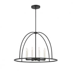 Abbott 8-Light Black Chandelier by Crystorama -Crystorama popular store black crystorama chandeliers abb 3008 bk 4f 1000