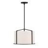 Carlyn 4-Light Black Pendant by Crystorama