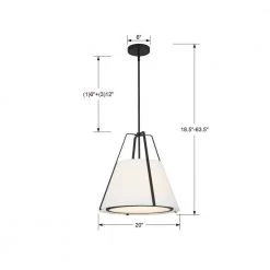 Fulton 3-Light Black Pendant by Crystorama -Crystorama popular store black crystorama chandeliers ful 904 bk 4f 1000