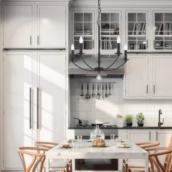 Mila 5-Light Black Chandelier by Crystorama -Crystorama popular store black crystorama chandeliers mil 8005 bk fa 1000