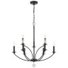 Mila 9-Light Black Chandelier by Crystorama -Crystorama popular store black crystorama chandeliers mil 8009 bk 64 1000