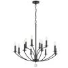 Mila 12-Light Black Chandelier by Crystorama -Crystorama popular store black crystorama chandeliers mil 8012 bk 64 1000