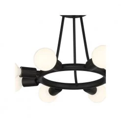 Dakota 15 in. 8-Light Black Flush Mount by Crystorama -Crystorama popular store black crystorama flush mount lights 9043 bk 4f 1000