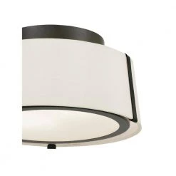 Fulton 12 in. 2-Light Black Flush Mount by Crystorama -Crystorama popular store black crystorama flush mount lights ful 903 bk 4f 1000