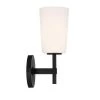 Colton 1-Light Black Wall Sconce by Crystorama -Crystorama popular store black crystorama vanity lighting col 101 bk 64 1000