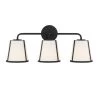 Fulton 23.25 in. 3-Light Black Bathroom Vanity Light by Crystorama -Crystorama popular store black crystorama vanity lighting ful 913 bk 64 1000