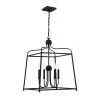 Sylvan 4-Light Black Forged Chandelier by Crystorama -Crystorama popular store black forged crystorama chandeliers 2244 bf noshade 64 1000