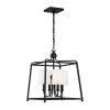 Sylvan 4-Light Black Forged Chandelier with Silk Shade by Crystorama 2 Sylvan 4-Light Black Forged Chandelier with Silk Shade by Crystorama -Crystorama popular store black forged crystorama chandeliers 2245 bf 64 1000