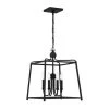 Sylvan 4-Light Black Forged Chandelier by Crystorama