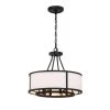 Bryant 4-Light Black Forged Chandelier by Crystorama