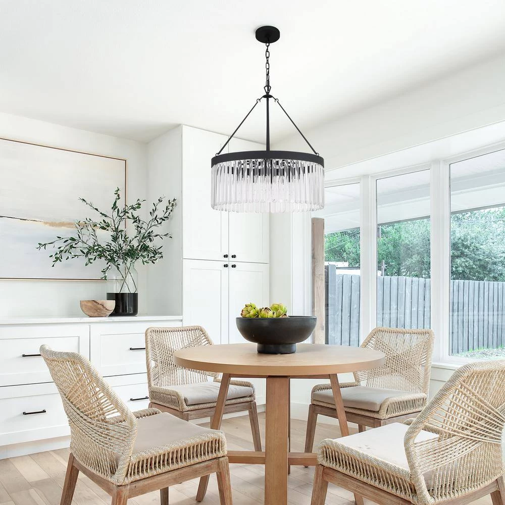 Emory 8-Light Black Forged Chandelier by Crystorama 7 Emory 8-Light Black Forged Chandelier by Crystorama - Image 5