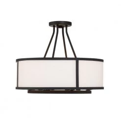 Bryant 18 in 4-Light Black Forged Flush Mount by Crystorama -Crystorama popular store black forged crystorama flush mount lights bry 8004 bf ceiling 4f 1000
