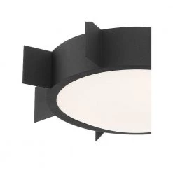 Solas 17.75 in. 3-Light Black Forged Flush Mount by Crystorama -Crystorama popular store black forged crystorama flush mount lights sol a3103 bf 4f 1000