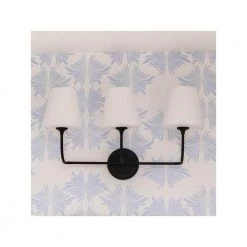 Sylvan 3-Light Black Forged Vanity Light by Crystorama -Crystorama popular store black forged crystorama vanity lighting 2443 op bf 76 1000