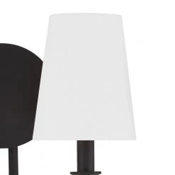 Payton 2-Light Black Forged Wall Sconce by Crystorama -Crystorama popular store black forged crystorama vanity lighting pay 922 bf 44 1000