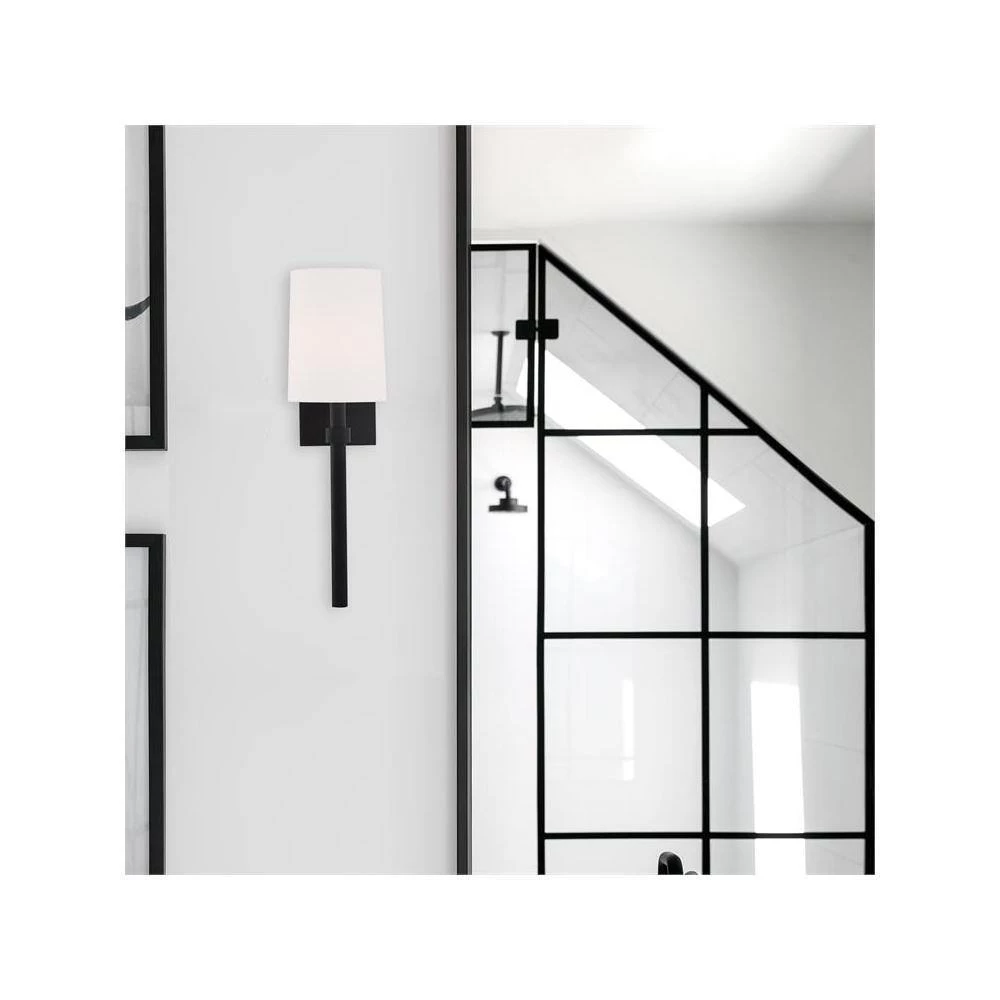 Bromley 1-Light Black Forged Sconce by Crystorama 6 Bromley 1-Light Black Forged Sconce by Crystorama - Image 4