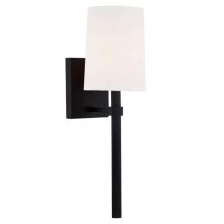 Bromley 1-Light Black Forged Sconce by Crystorama