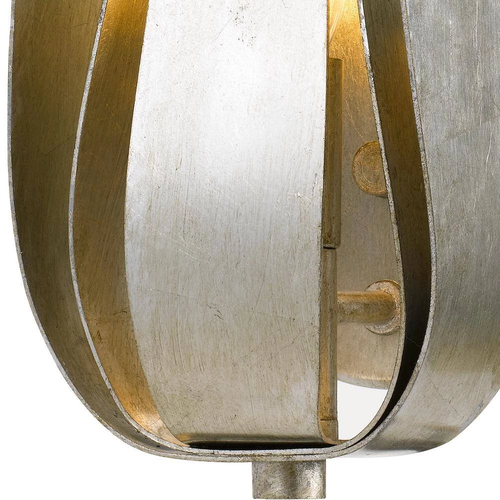 Broche 1-Light Antique Silver Sconce by Crystorama 5 Broche 1-Light Antique Silver Sconce by Crystorama - Image 3