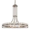 Clover 8-Light Brushed Nickel Standard Chandelier by Crystorama -Crystorama popular store brushed nickel crystorama chandeliers clo 8898 bn 64 1000