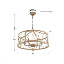 Brixton 6-Light Burnished Silver Chandelier by Crystorama -Crystorama popular store burnished silver crystorama chandeliers brx b7906 bs 4f 1000