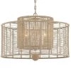 Jayna 4-Light Burnished Silver Drum Chandelier by Crystorama -Crystorama popular store burnished silver crystorama chandeliers jay a5004 bs 64 1000