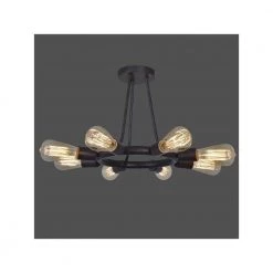 Dakota 15 in 8-Light Charcoal Bronze Flush Mount by Crystorama -Crystorama popular store charcoal bronze crystorama flush mount lights 9043 cz 44 1000