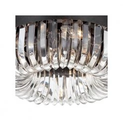 Alister 15 in. 5-Light Charcoal Bronze Flush Mount by Crystorama -Crystorama popular store charcoal bronze crystorama flush mount lights ali b2005 cz 1f 1000