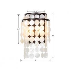 Brielle 2-Light Dark Bronze Sconce by Crystorama -Crystorama popular store dark bronze crystorama vanity lighting bri 3002 db 1f 1000