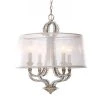 Garland 4-Light Distressed Twilight Shaded Chandelier with Silk Shade by Crystorama -Crystorama popular store distressed twilight crystorama chandeliers 6764 dt 64 1000