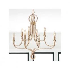 Garland 8-Light Distressed Twilight Standard Chandelier by Crystorama -Crystorama popular store distressed twilight crystorama chandeliers 6768 dt fa 1000
