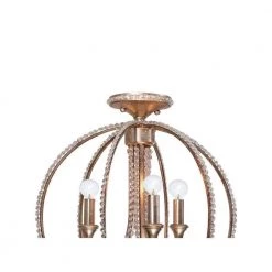 Garland 16 in. 3-Light Distressed Twilight Semi-Flush Mount by Crystorama 10 Garland 16 in. 3-Light Distressed Twilight Semi-Flush Mount by Crystorama -Crystorama popular store distressed twilight crystorama flush mount lights 6763 dt 1f 1000