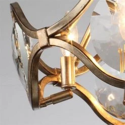 Quincy 16 in. 4-Light Distressed Twilight Flush Mount by Crystorama -Crystorama popular store distressed twilight crystorama flush mount lights qui 7624 dt c3 1000