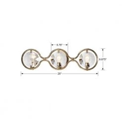Quincy 3-Light Distressed Twilight Vanity Light by Crystorama -Crystorama popular store distressed twilight crystorama vanity lighting qui 7623 dt 1f 1000