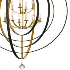 Luna 12-Light English Bronze + Antique Gold Shaded Chandelier by Crystorama 9 Luna 12-Light English Bronze + Antique Gold Shaded Chandelier by Crystorama -Crystorama popular store english bronze antique gold crystorama chandeliers 590 eb ga 4f 1000