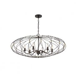 Zucca 6-Light English Bronze + Antique Gold Cage Chandelier by Crystorama 12 Zucca 6-Light English Bronze + Antique Gold Cage Chandelier by Crystorama -Crystorama popular store english bronze antique gold crystorama chandeliers zuc a9036 eb ga 1f 1000