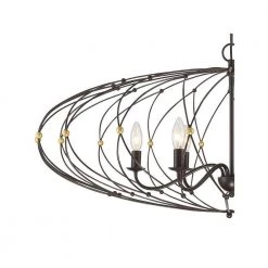 Zucca 6-Light English Bronze + Antique Gold Cage Chandelier by Crystorama 11 Zucca 6-Light English Bronze + Antique Gold Cage Chandelier by Crystorama -Crystorama popular store english bronze antique gold crystorama chandeliers zuc a9036 eb ga 4f 1000