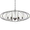 Zucca 6-Light English Bronze + Antique Gold Cage Chandelier by Crystorama -Crystorama popular store english bronze antique gold crystorama chandeliers zuc a9036 eb ga 64 1000