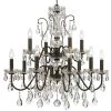 Butler 12-Light English Bronze Crystal Chandelier by Crystorama 2 Butler 12-Light English Bronze Crystal Chandelier by Crystorama -Crystorama popular store english bronze crystorama chandeliers 3029 eb cl mwp 64 1000