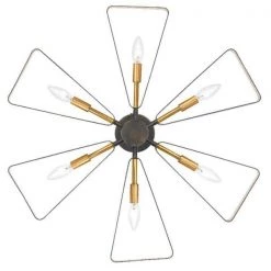 Luna 6-Light English Bronze Cage Chandelier by Crystorama -Crystorama popular store english bronze crystorama chandeliers 596 eb ga 4f 1000