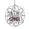 Solaris 6-Light English Bronze Bulb Chandelier by Crystorama -Crystorama popular store english bronze crystorama chandeliers 9028 eb cl mwp 64 1000