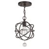 Solaris 1-Light English Bronze Pendant by Crystorama -Crystorama popular store english bronze crystorama chandeliers 9220 eb 64 1000
