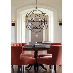 Solaris 6-Light English Bronze Bulb Chandelier by Crystorama 19 Solaris 6-Light English Bronze Bulb Chandelier by Crystorama -Crystorama popular store english bronze crystorama chandeliers 9228 eb 31 1000