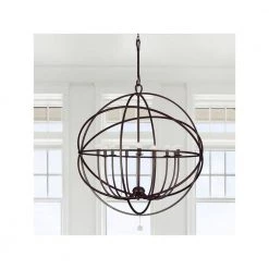 Solaris 9-Light English Bronze Bulb Chandelier by Crystorama -Crystorama popular store english bronze crystorama chandeliers 9229 eb 44 1000