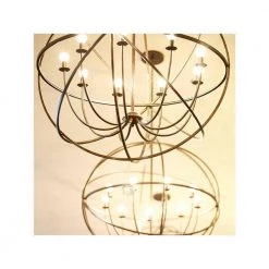 Solaris 9-Light English Bronze Bulb Chandelier by Crystorama -Crystorama popular store english bronze crystorama chandeliers 9229 eb fa 1000